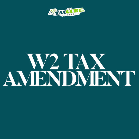 W2 Tax Amendment Course